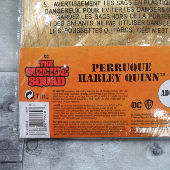 Harley Quinn The Suicide Squad Braided Hair Wig - Picture 9 of 10
